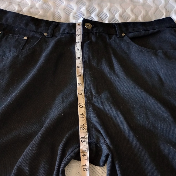 Denim Culture Mens Black Straight Leg Jean Denim  100% Cotton Size 44/32 - Picture 10 of 12